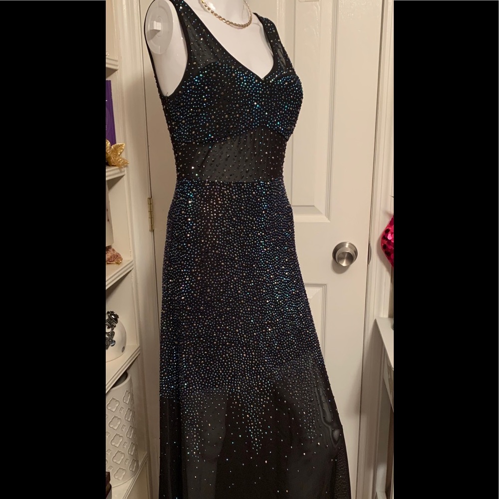Wow couture gold label evening dress